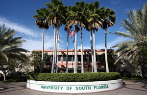 The University of South Florida logo.